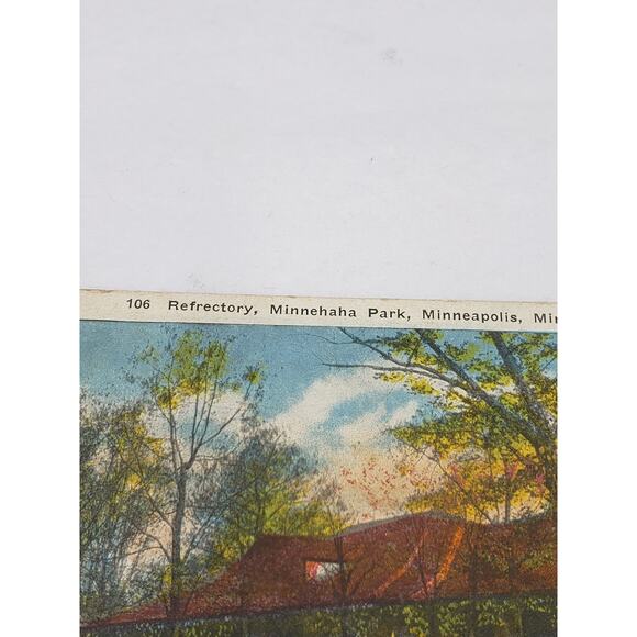 c1924 Refrectory, Minnehaha, Minneapolis, Minnesota 106 Vintage Postcard - Picture 10 of 13